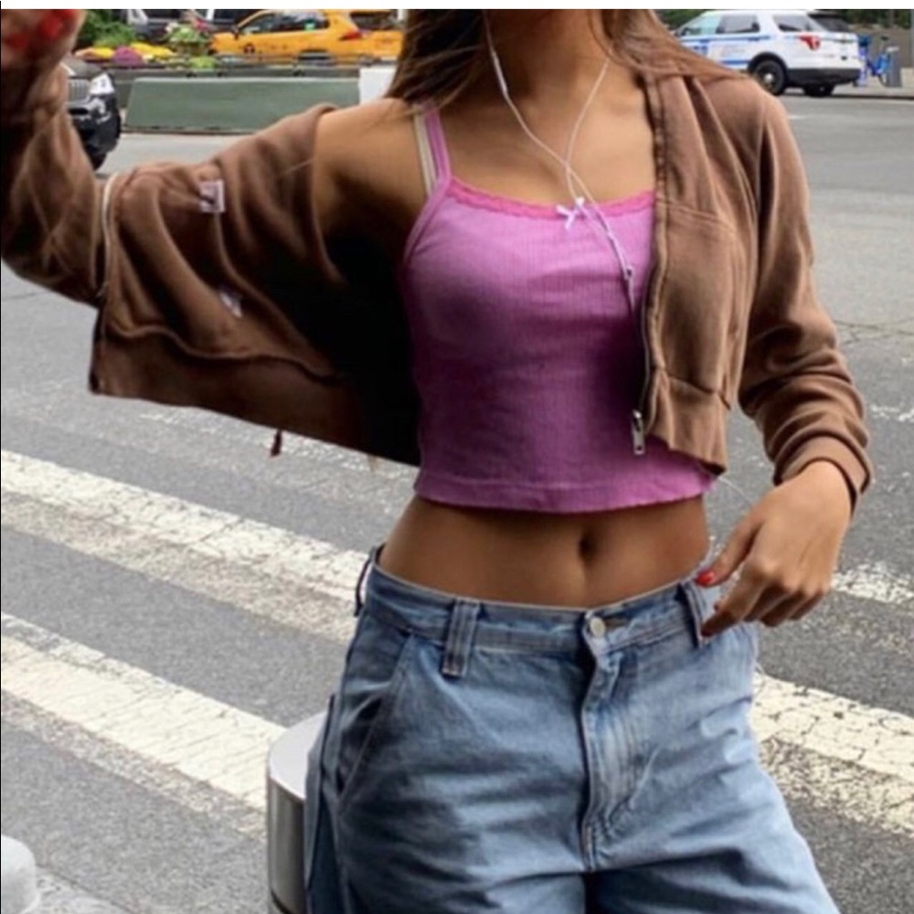 Brandy Melville zip up